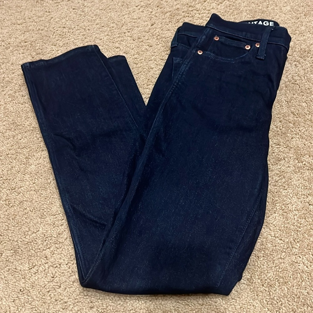 JCrew Denim Vintage Slim Straight 27T